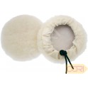 Bonnet en peau de mouton avec fixation à lacets 150 mm