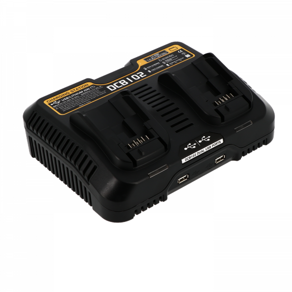 Chargeur double pour batteries Cori compatible DEWALT Li-Ion14.4-20V